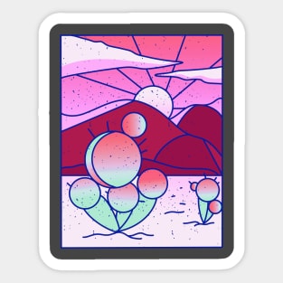 Desert Landscape Sticker